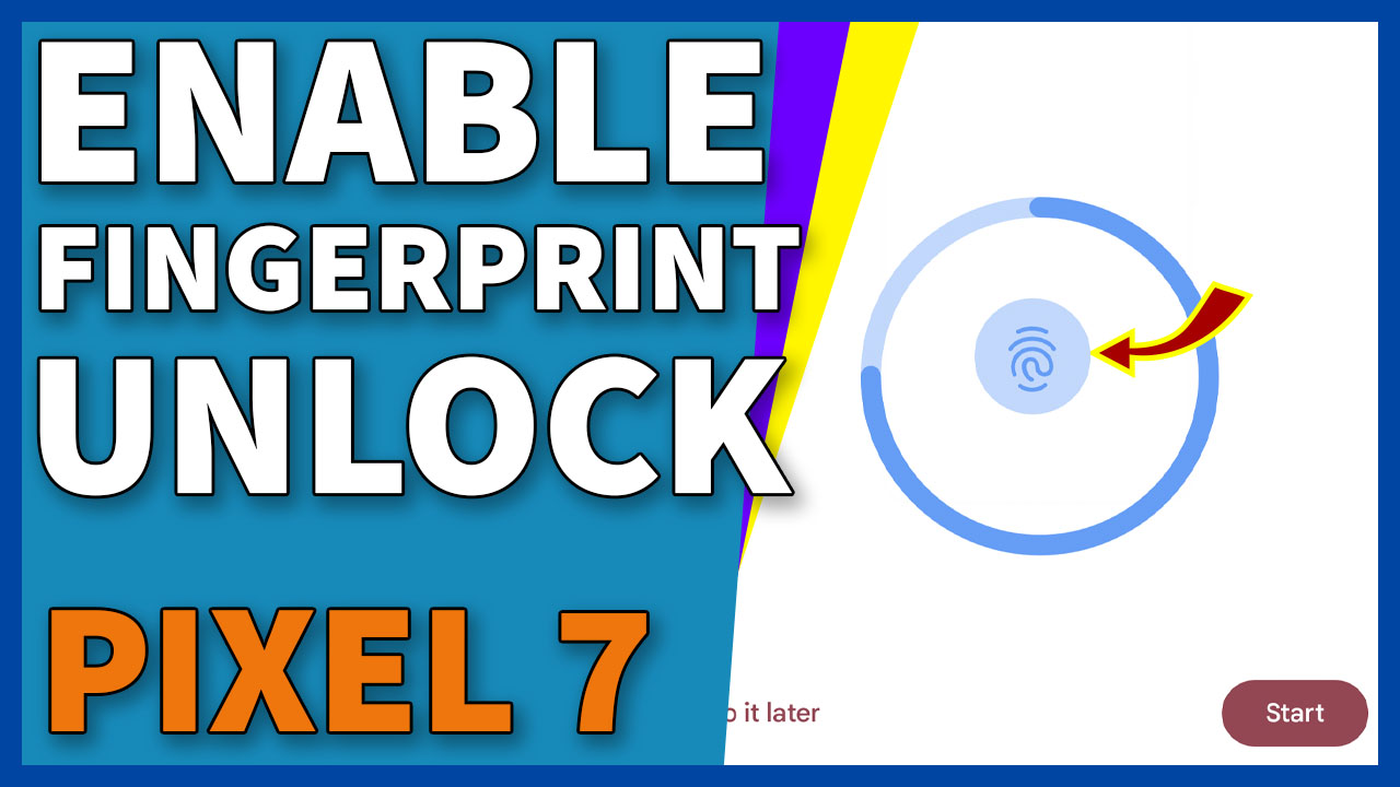 How To Set Up Fingerprint Screen Lock On Google Pixel 7