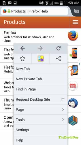 firefox activate plugin galaxy s5