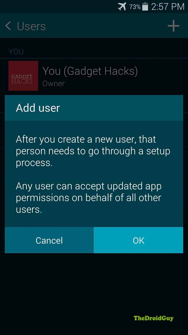 How to Set Up User Accounts In Lollipop Updated Galaxy S5