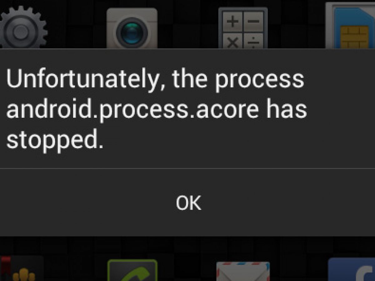 How To Fix Samsung Galaxy S5 Unfortunately The Process Android Process Acore Has Stopped Error