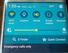 Samsung Galaxy S6 Edge Emergency Calls Only