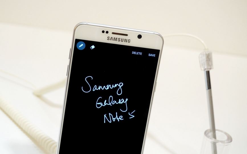 Galaxy Note 5 black screen