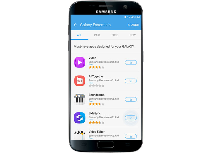 Samsung Galaxy S7 edge - Instale apps do Google Play