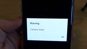 Samsung Galaxy J7 camera failed