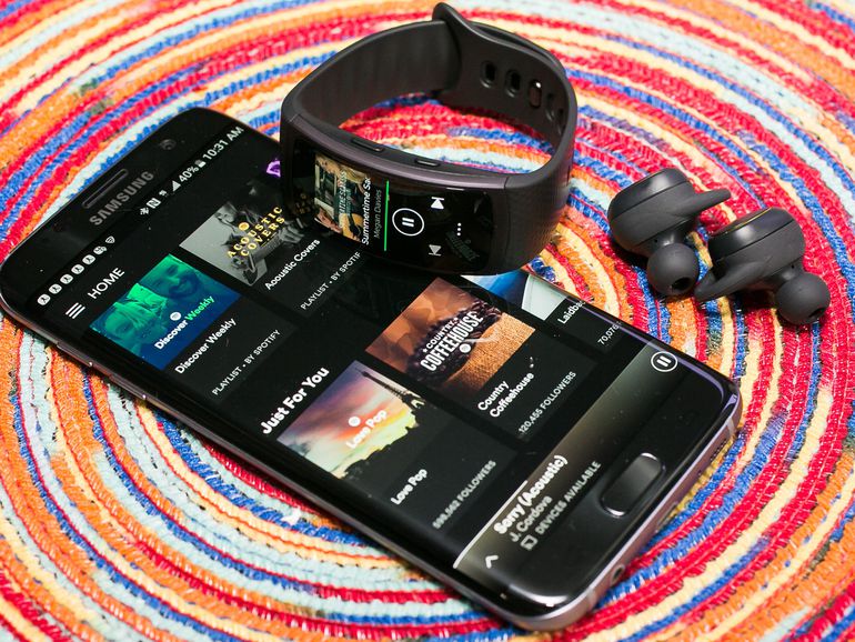 samsung gear iconx 2018 spotify