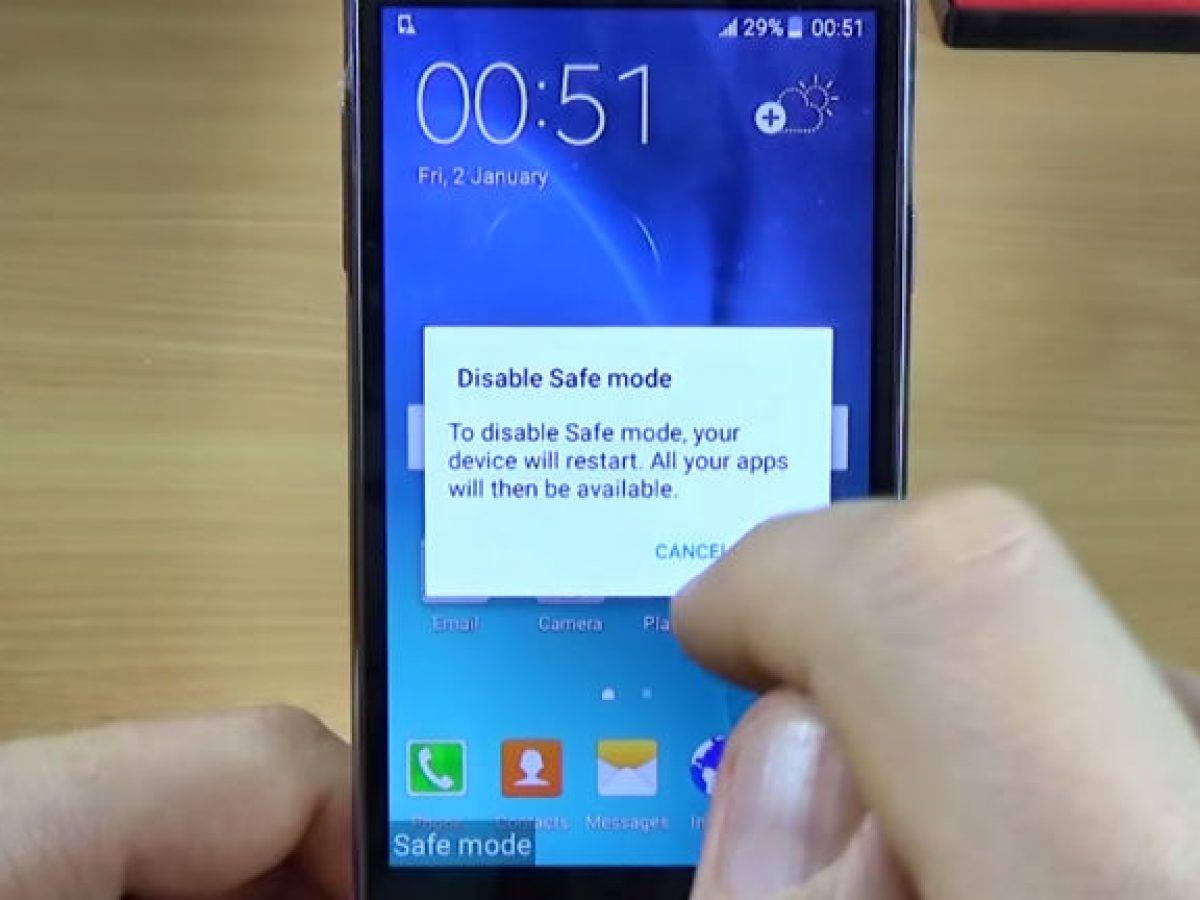 how to start samsung device in safe mode
