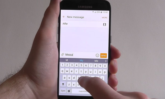 Samsung Galaxy S7 text messaging problem
