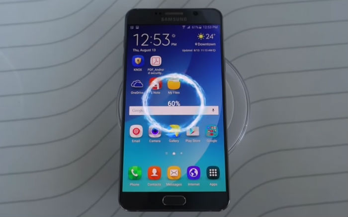 Samsung Galaxy Note 5 wireless charging