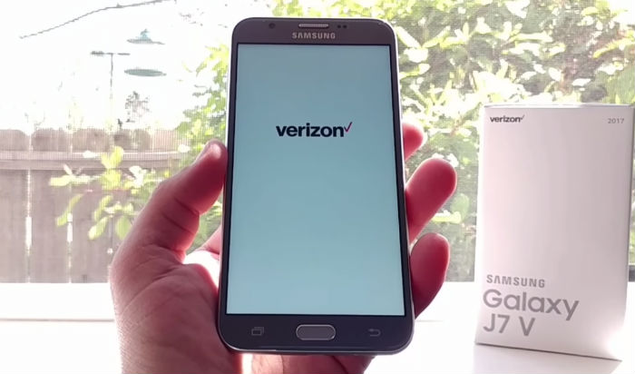 Samsung Galaxy J7 stuck on verizon screen