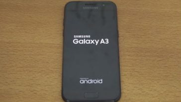 Samsung Galaxy A3 black screen soft buttons lit