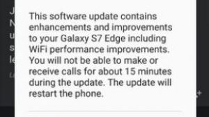 Galaxy S7 edge “System Update Ready to Install” prompt won’t go away after installing Android