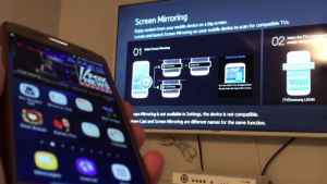 How To Screen Mirror To TV On Galaxy S7 Using Samsung Smart View App
