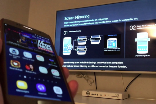 How To Screen Mirror To TV On Galaxy S7 Using Samsung Smart View App