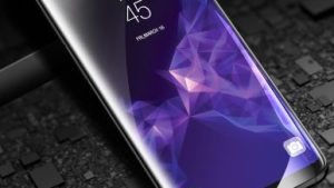 What needs to be done if Galaxy S9 screen turns black after accidental drop