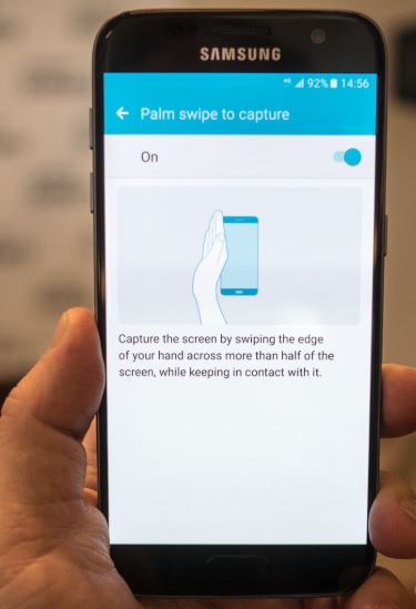 How to screenshot on a Galaxy S7 / S7 edge