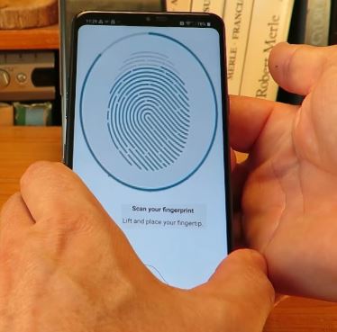 How to set up Fingerprint Recognition (Fingerprint Reader) on LG G7 ThinQ