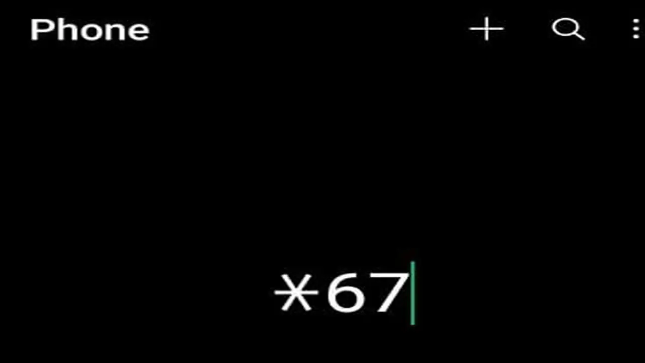 Dial *67