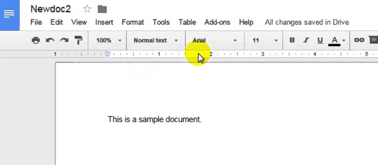 how to change margins in google doc