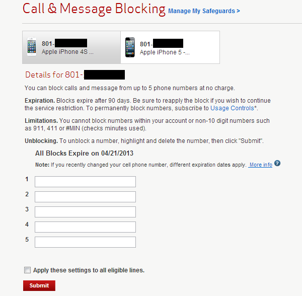 How To Block A Number On Verizon