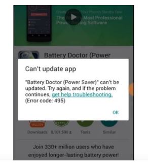 How to fix Galaxy S9 Play Store error 495