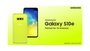 New Yellow Galaxy S10e Confirmed by Poster