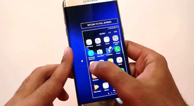 How to use Galaxy S7 with one hand (S7 One-handed Mode)