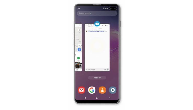 How to Navigate multiple screen on Samsung Galaxy S10 Plus