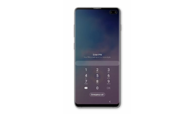 How to Unlock the screen of your Samsung Galaxy S10 Plus