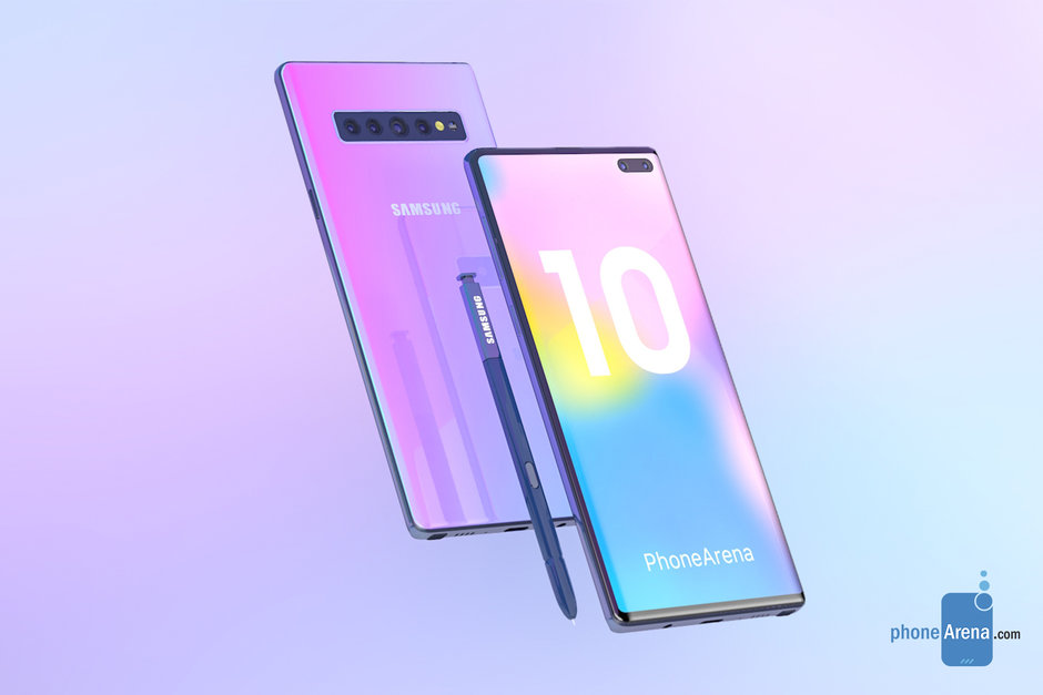 Galaxy Note 10 Render