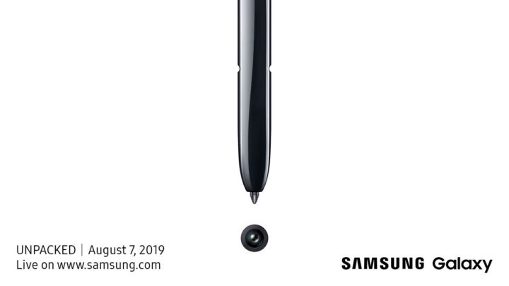 Samsung Galaxy Note 10 Will Be Unveiled on Aug 7