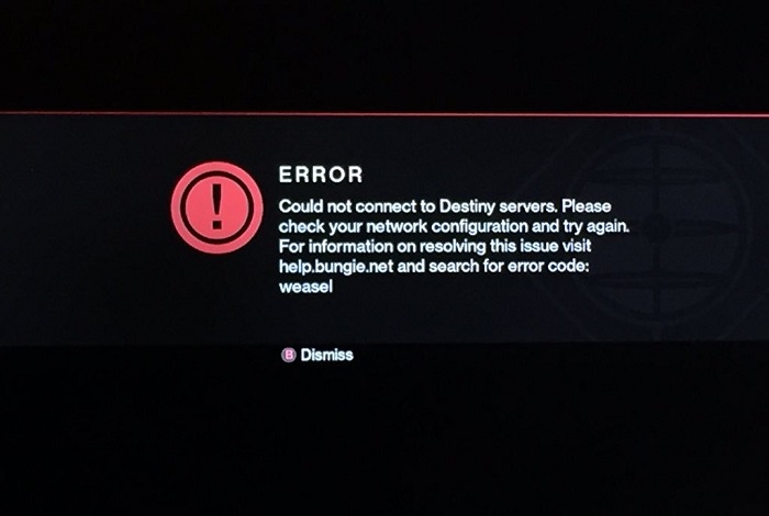 How To Fix Destiny Error Code Weasel Issue Easy Fix