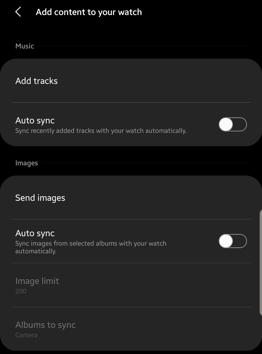 How to send or import photo on Galaxy Watch Active transfer image to