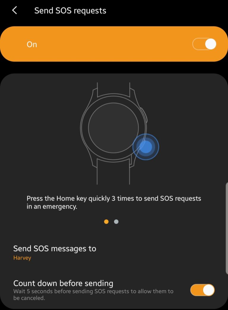 How to send SOS message from your Galaxy Watch Active | get help using your watch