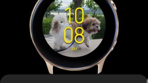 How to customize a Galaxy Watch Active Watch Face with a photo | Use your image as Watch face