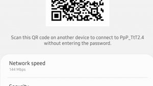 How to use Galaxy Note10+ QR code to connect to wifi