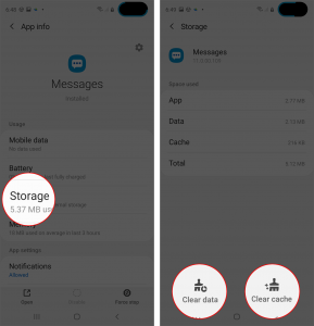 galaxy s10 won't send mms reset messages