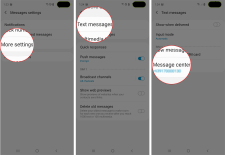 galaxy s10 can't send text messages MCN