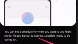 How to enable Galaxy Note10+ Night Mode