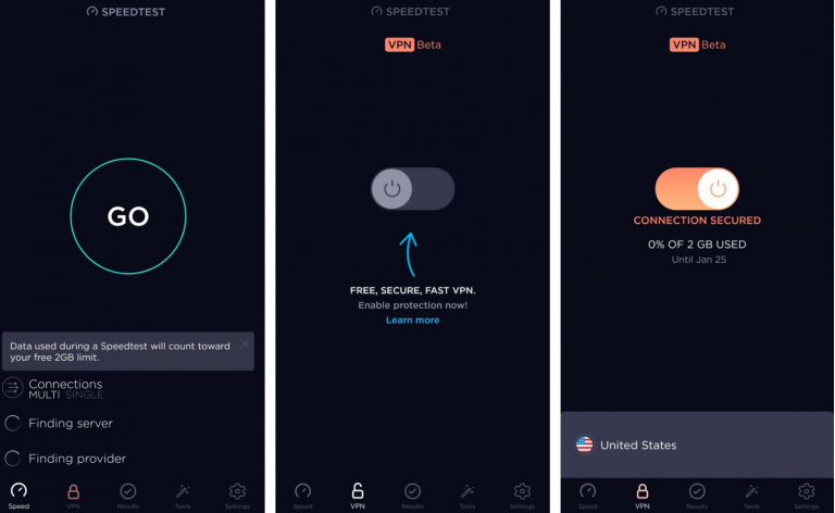 Speedtest App on Android Adds a New VPN Feature