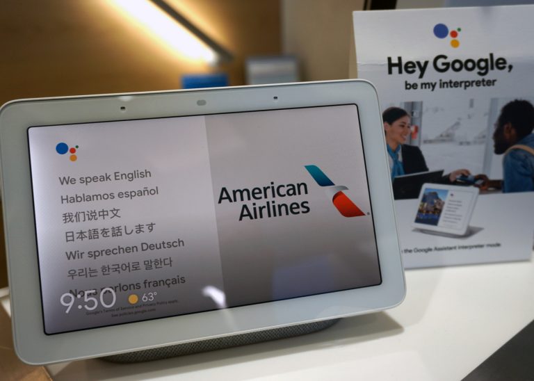 American Airlines to Start Using Google Assistant’s Interpreter Mode at Select Locations