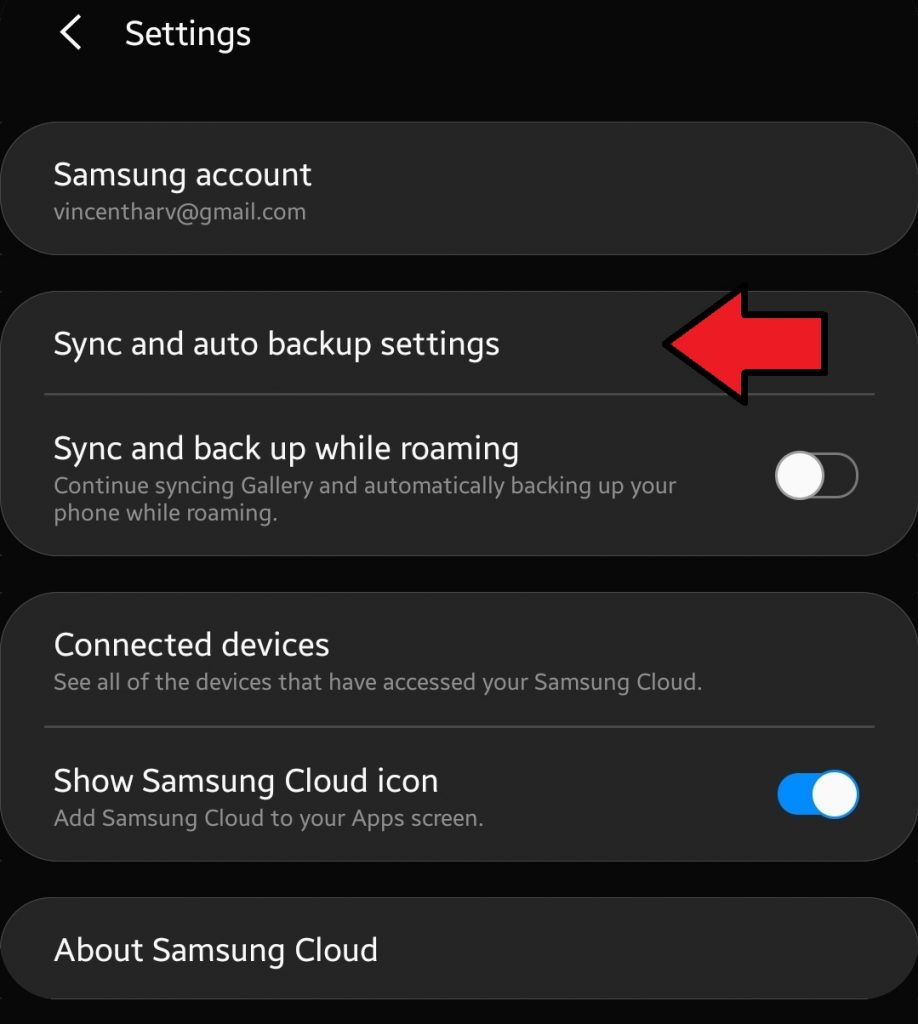 Sync and auto backup