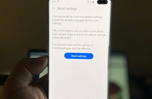 How to reset all settings on Galaxy S10 Android 10