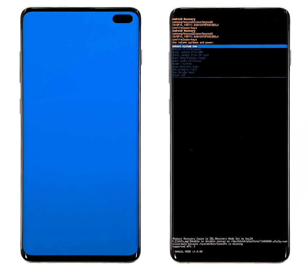 hard reset galaxy s10 recovery mode