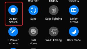 How To Turn On Do Not Disturb In Samsung