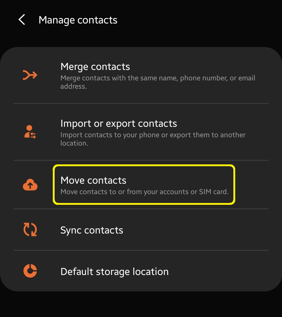 How To Copy Contacts From Samsung Phone To SIM Card