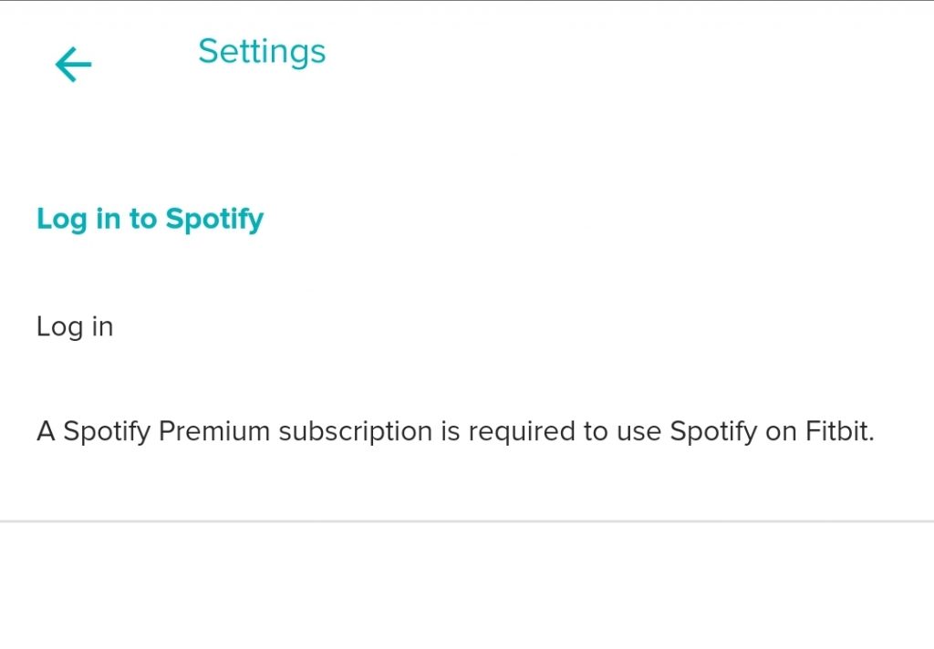 Spotify log in