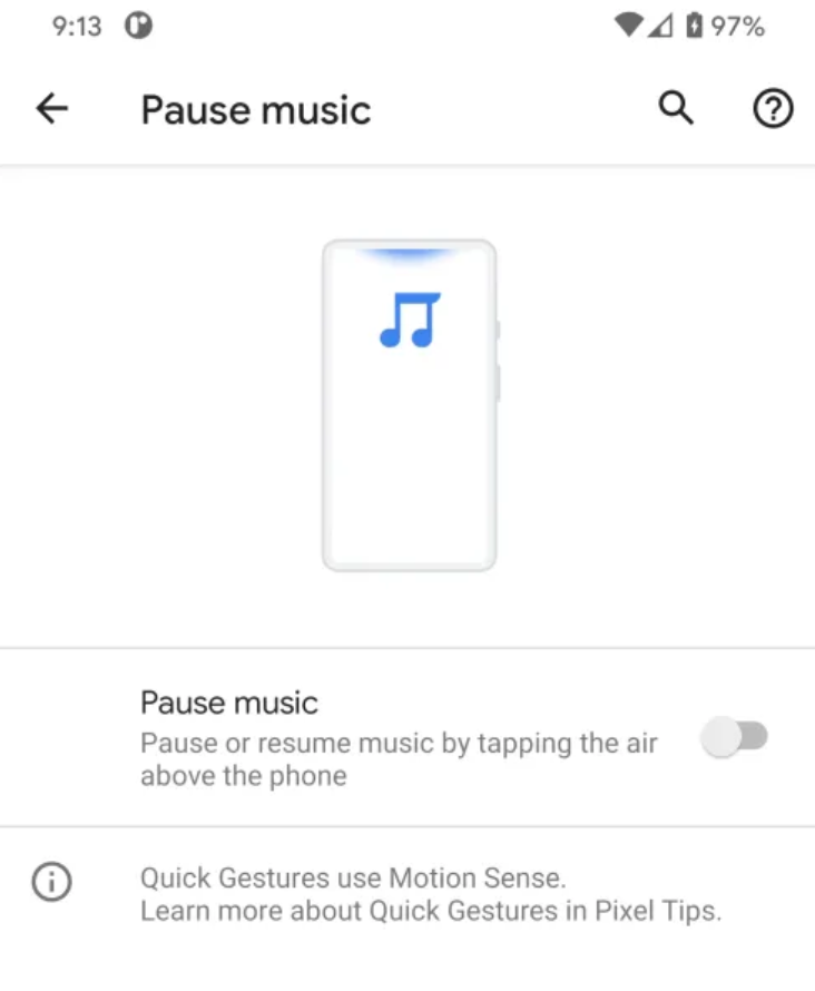 Pixel 4 Pause Music (XDA)