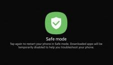 remove virus on Samsung with Safe Mode
