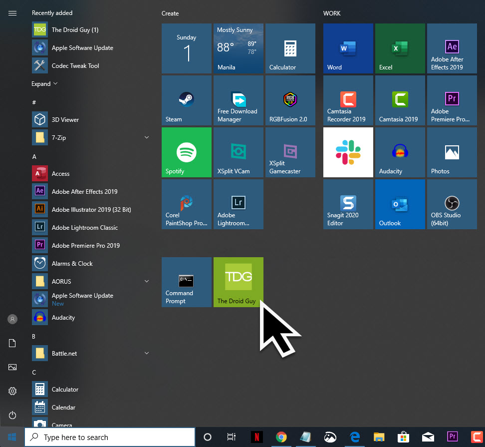 Pin A Website To Windows 10 Taskbar