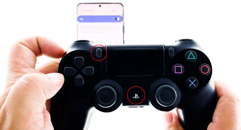 How To Connect A PS4 Wireless Controller To Galaxy S20